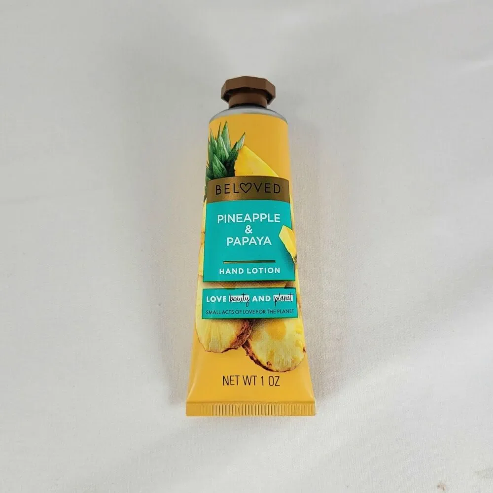 Beloved Pineapple & Papaya Hand Lotion Love Beauty Planet 1 Oz New Sealed